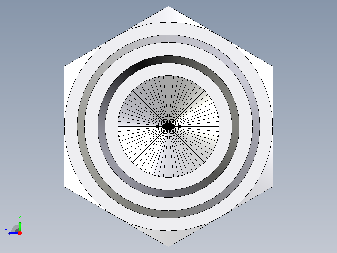 卡套式工业通用硬管接头EO_Blanking_plug_for_tube_ends_ROV25SCFX右视图