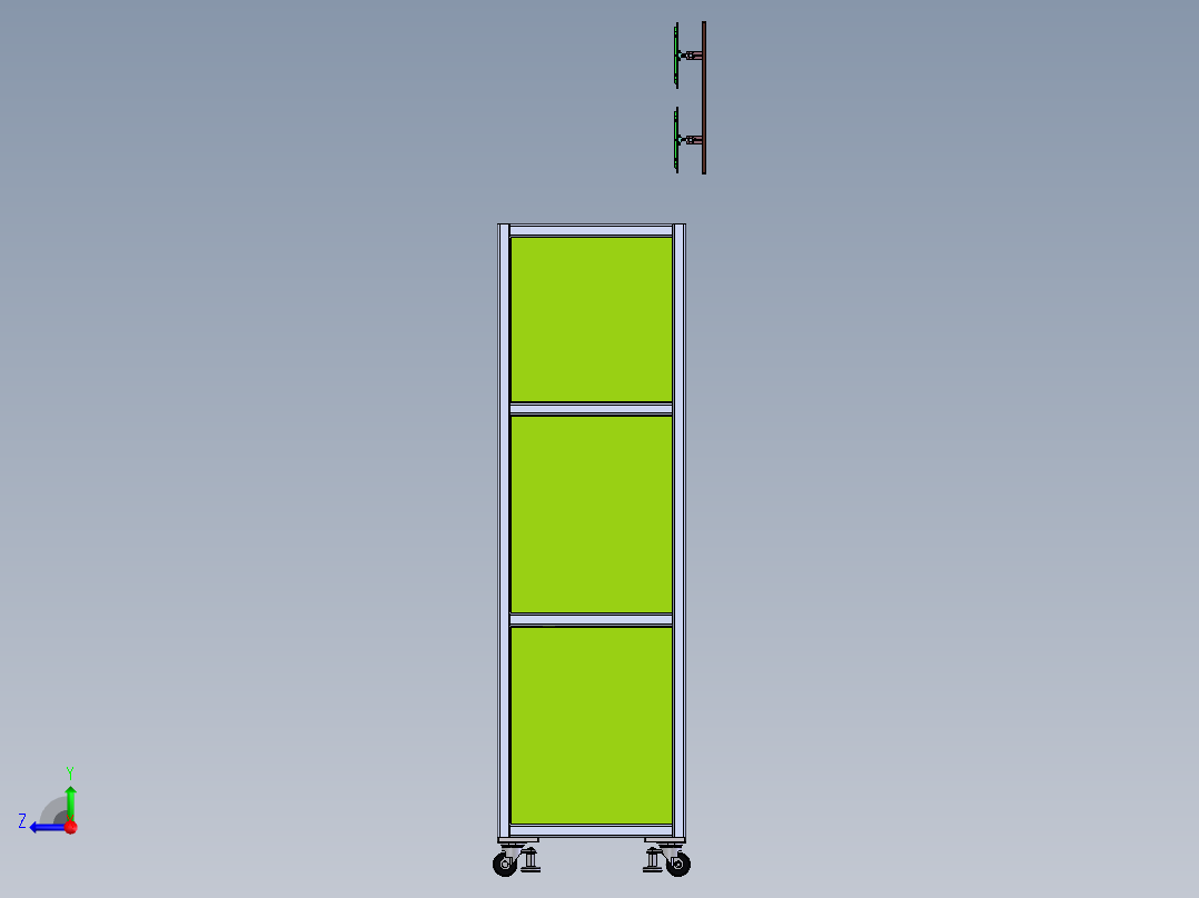 注塑产品胶口剪切设备sw21可编辑右视图