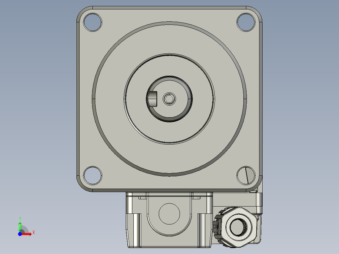 低压伺服电机MF5H-60CM30B1-504前视图