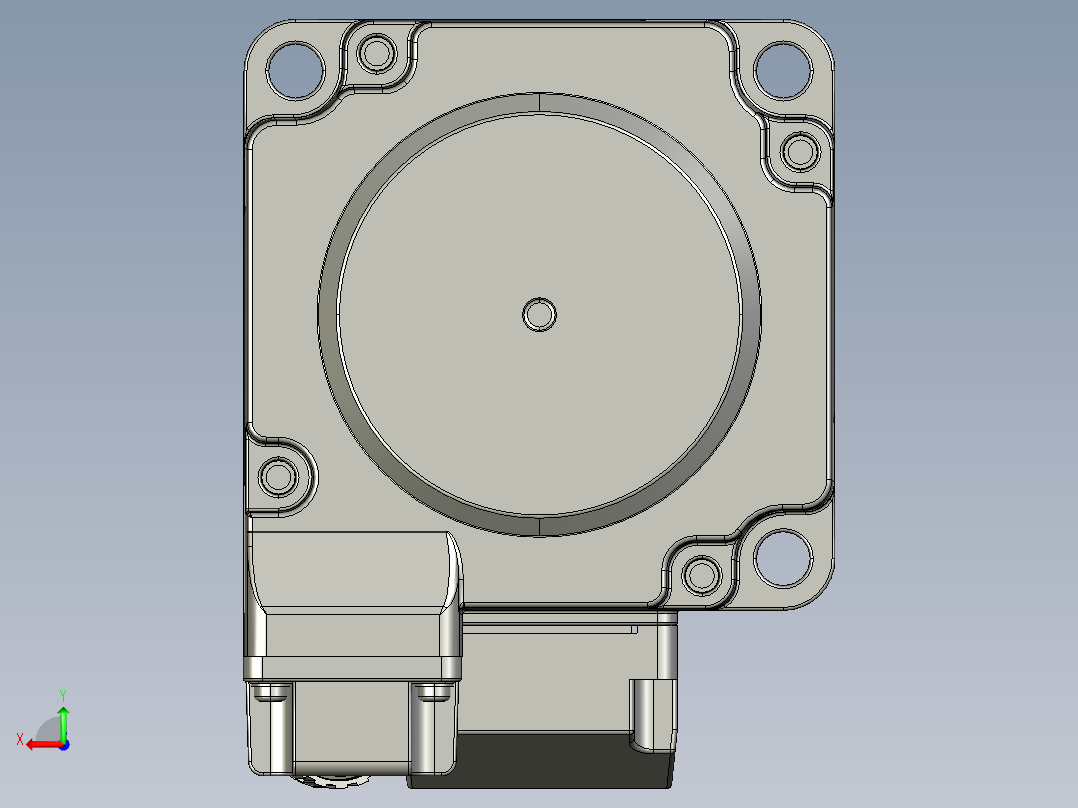 低压伺服电机MF5H-60CM30B1-504后视图