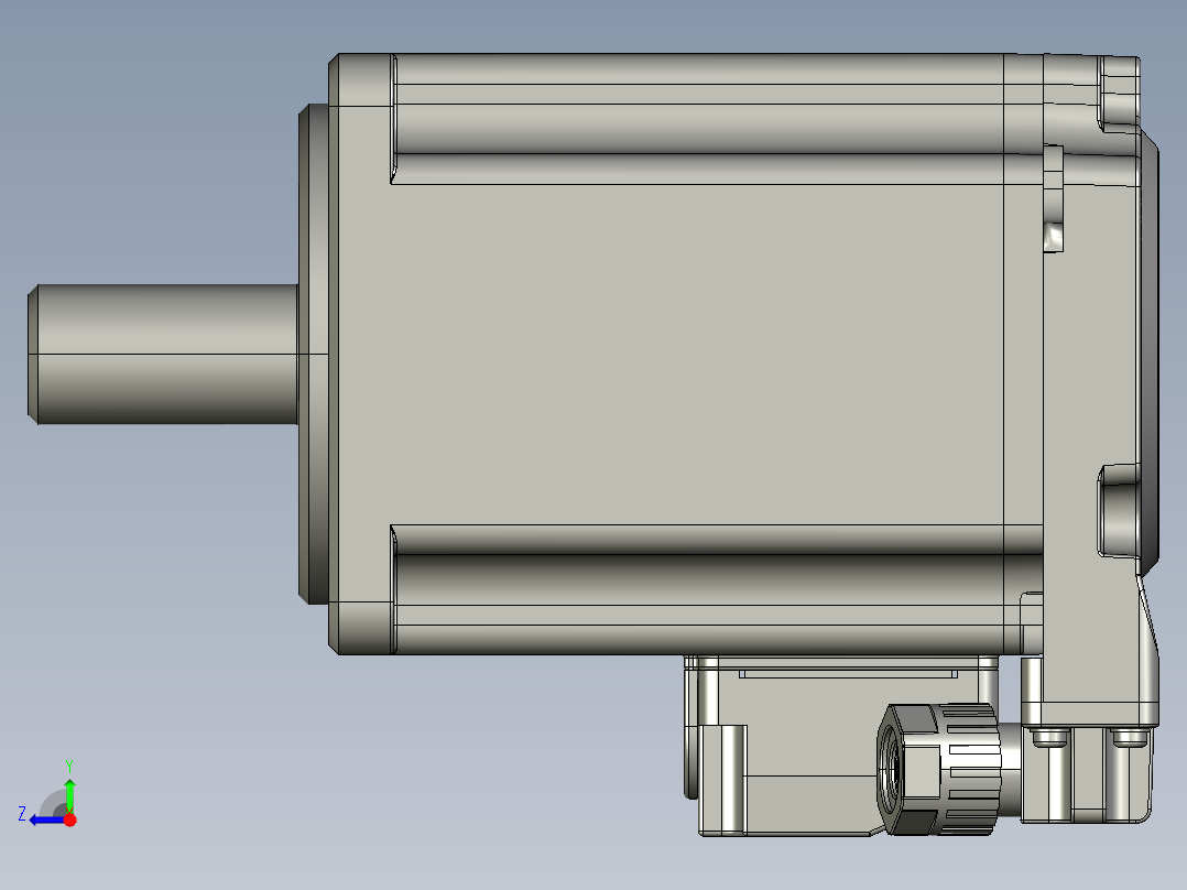 低压伺服电机MF5H-60CM30B1-504右视图
