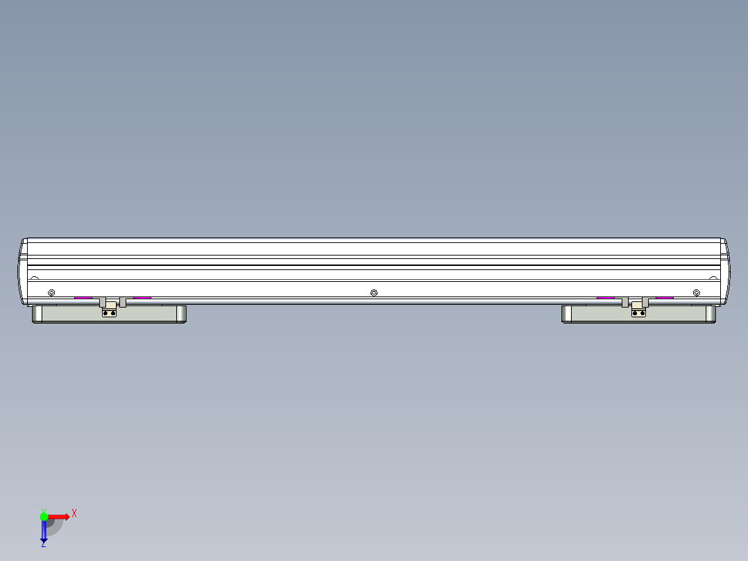 威洛博LC系列3d模型模组2LC14S1Y-S350俯视图
