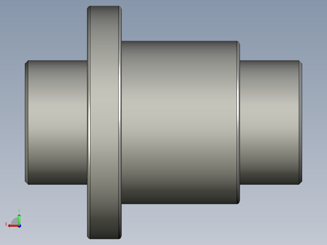 山云日尚SYS滚珠丝杠SFI8010.stp后视图
