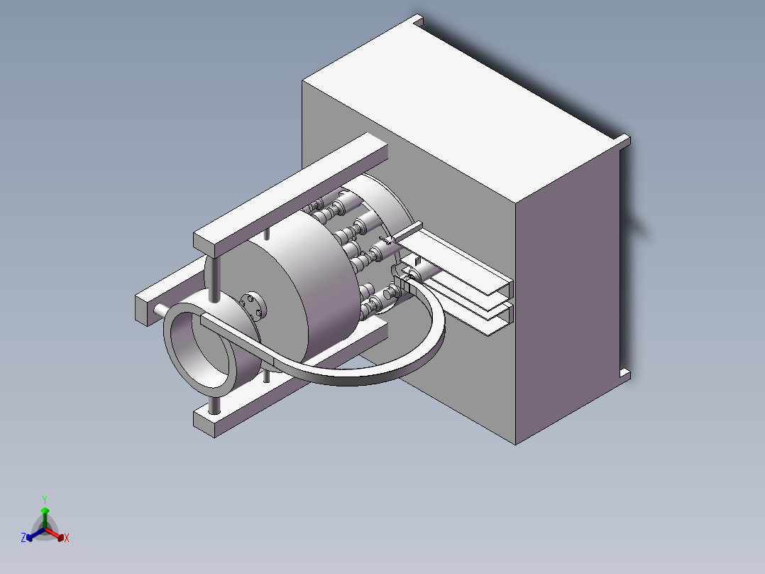 液体灌装生产线上拧瓶盖机的设计含NX、SW三维及9张CAD图正等轴测图