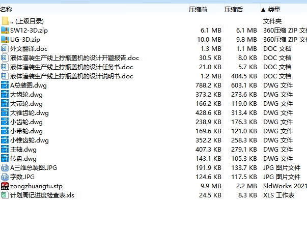 液体灌装生产线上拧瓶盖机的设计含NX、SW三维及9张CAD图