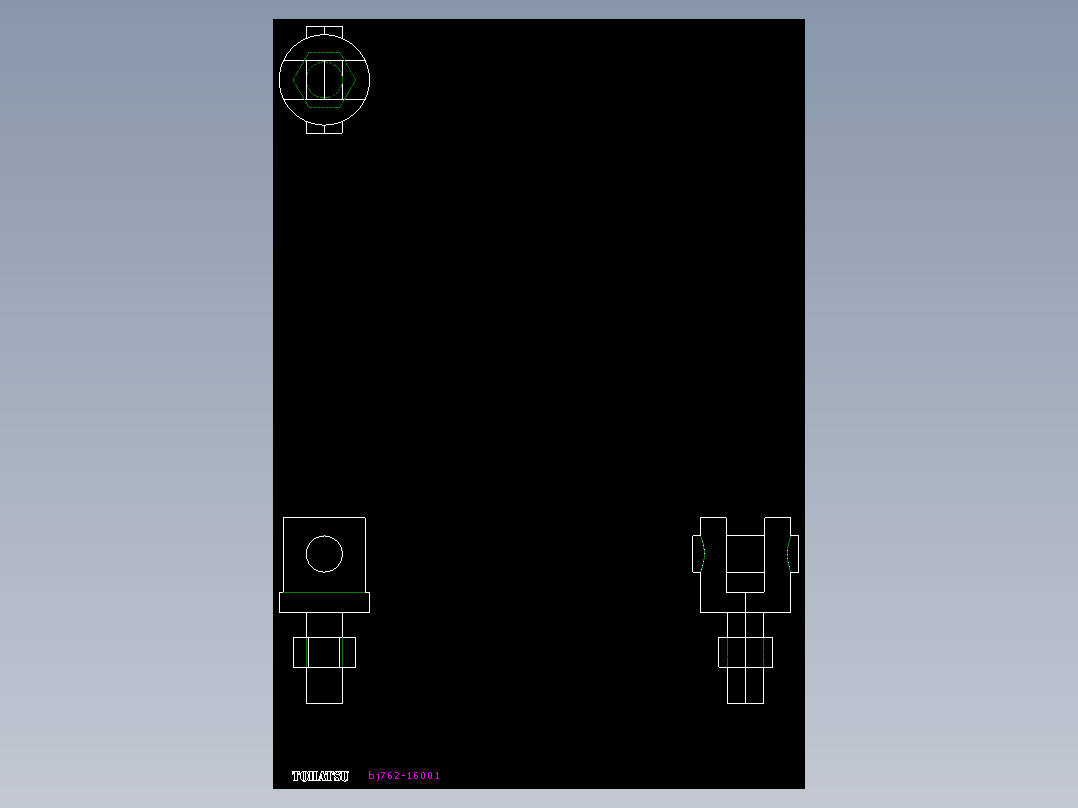 活節螺栓環BJ762-2D多系列多零件图纸模型
