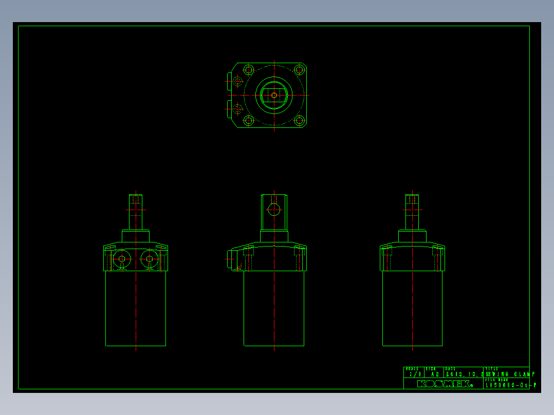 LHS0650-Cx-P多系列多零件图纸模型