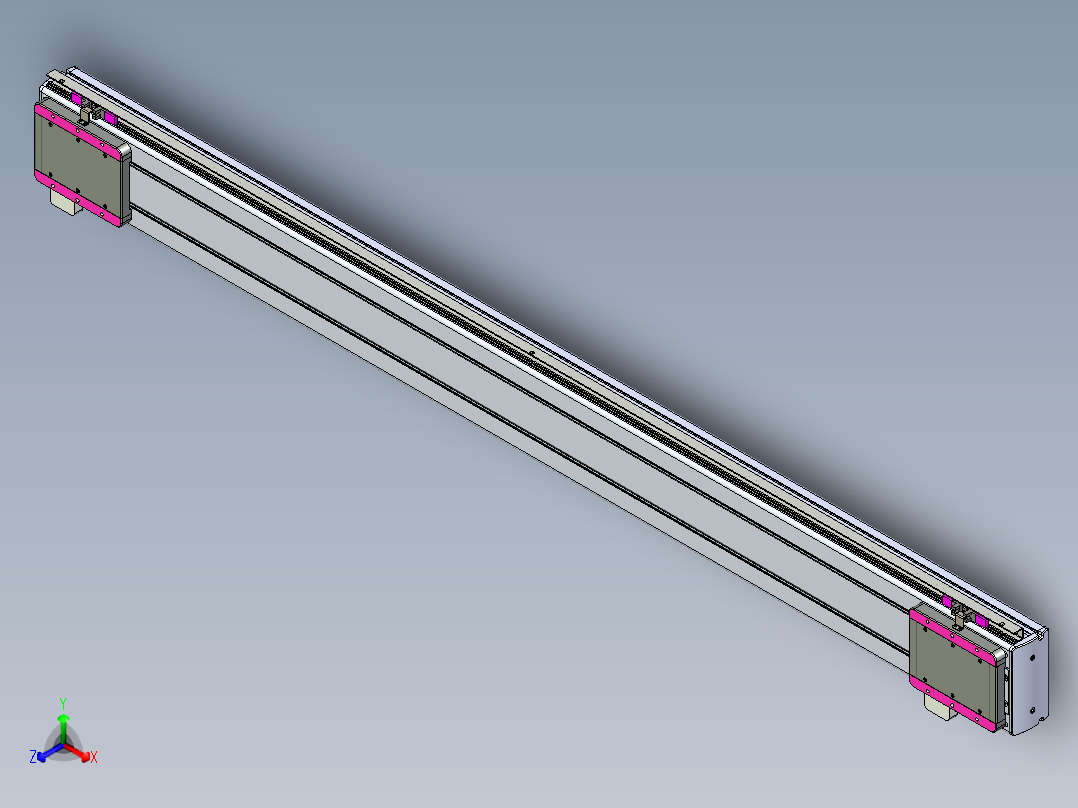 威洛博LC系列3d模型模组2LC14S1Y-S1400正等轴测图