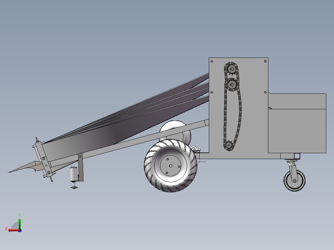 韭菜收割机 (3)后视图