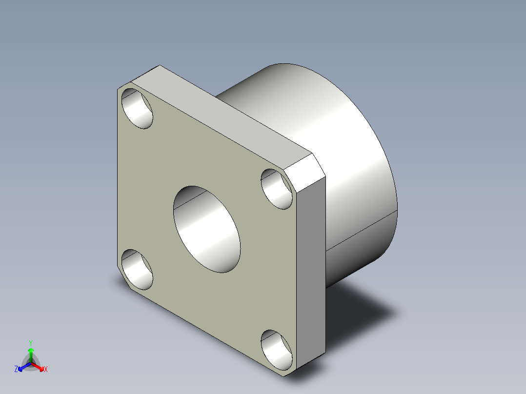 軸承座(雙軸承型)BSWN-3D多系列多零件图纸模型