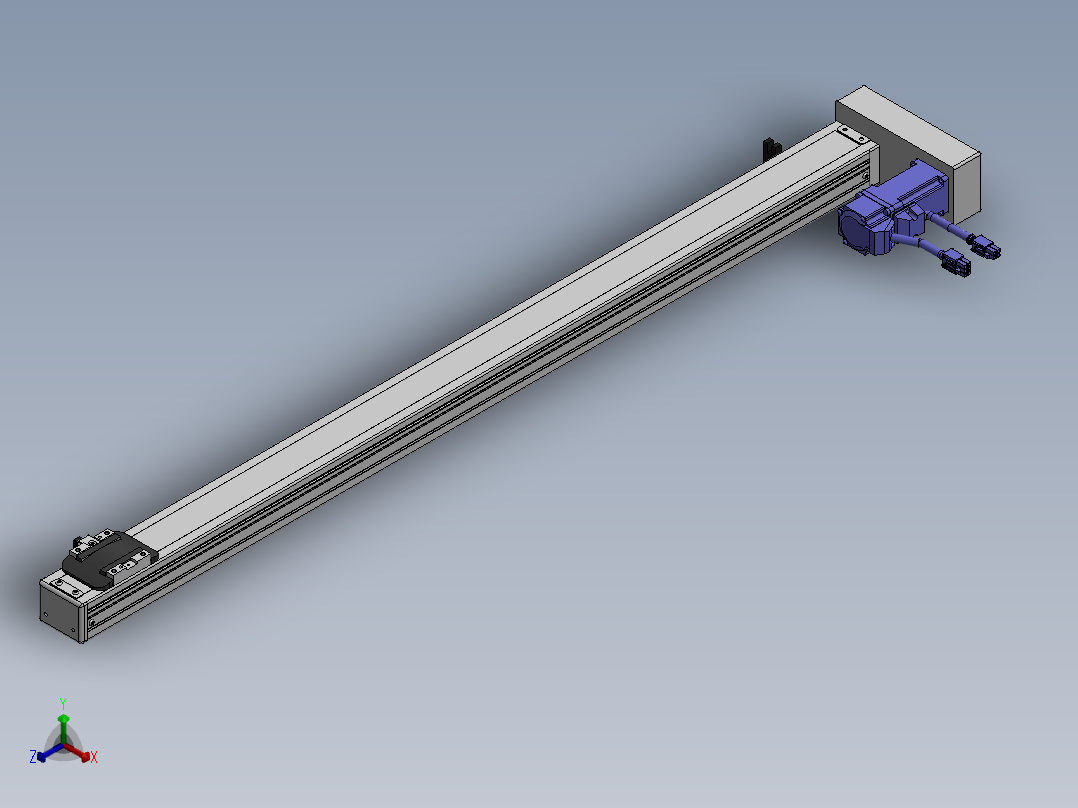 精密模组MY50-T10-800-BR-P10B-C4-C正等轴测图