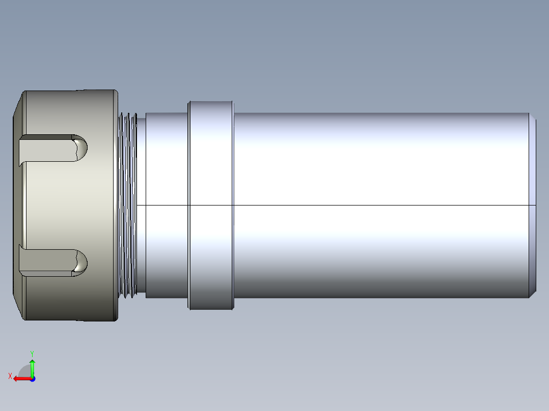 ER-32 筒夹DIY车床装置后视图