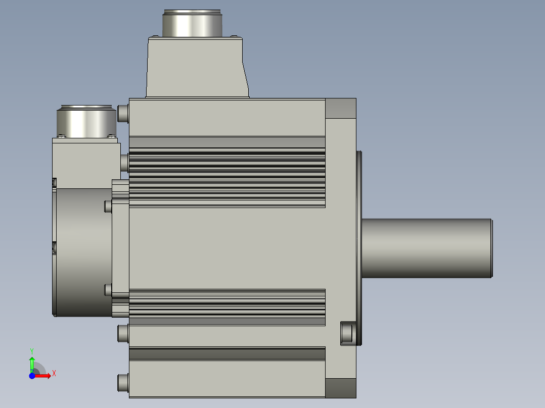 2000W MHME伺服马达前视图