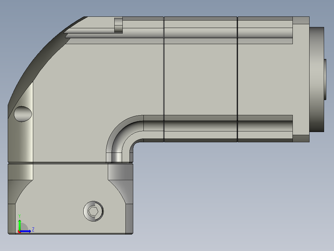 斜齿孔ZPGH060-L2 14-50-70-M4.STEP左视图