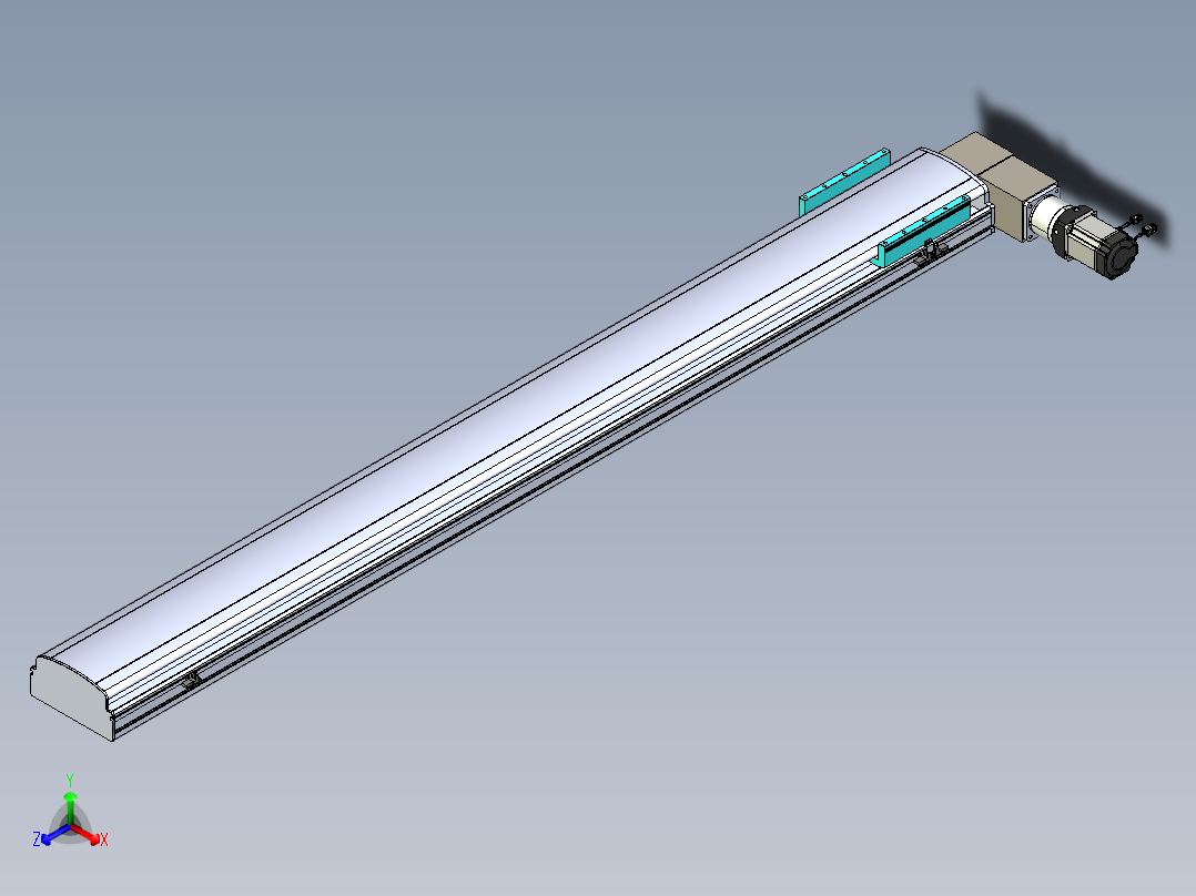 同步带滑台-半封闭B22-L100-C-S1950-R-P75-D3-N5