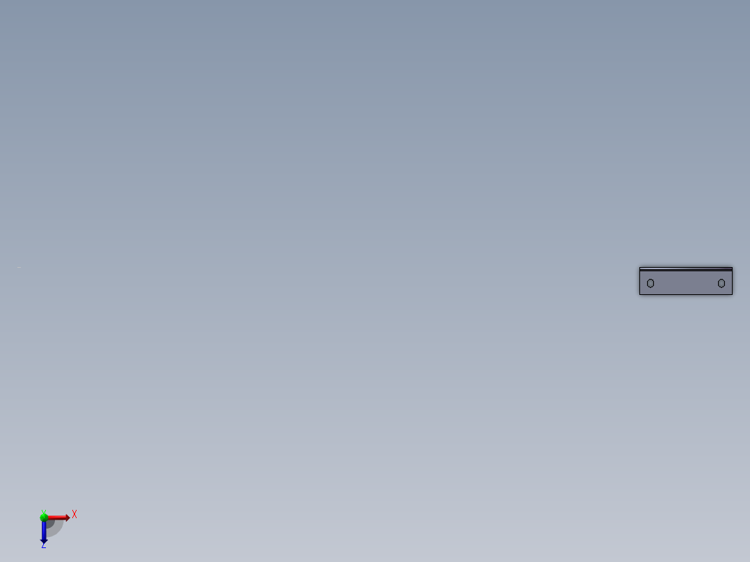 铝型材及其附件8.21.40.SLDPRT俯视图