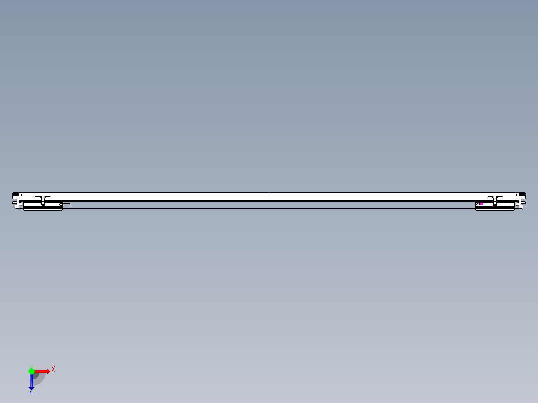 威洛博VL系列直线电机模组-2VL22H3-S2200俯视图