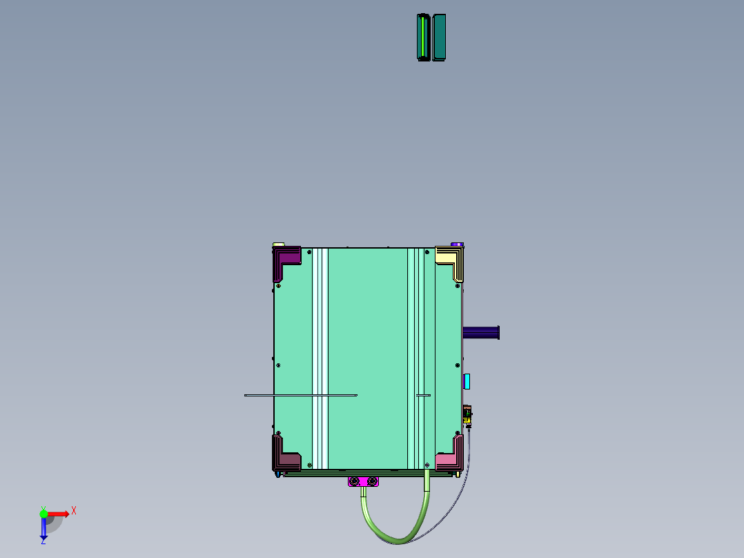 速度之王Ender-6桌面级3D打印机俯视图