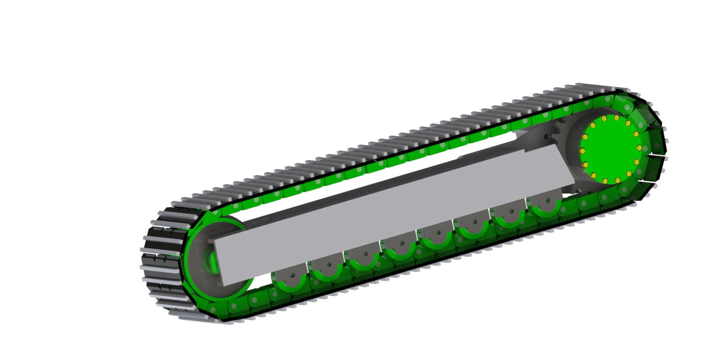 无线电控制坦克履带