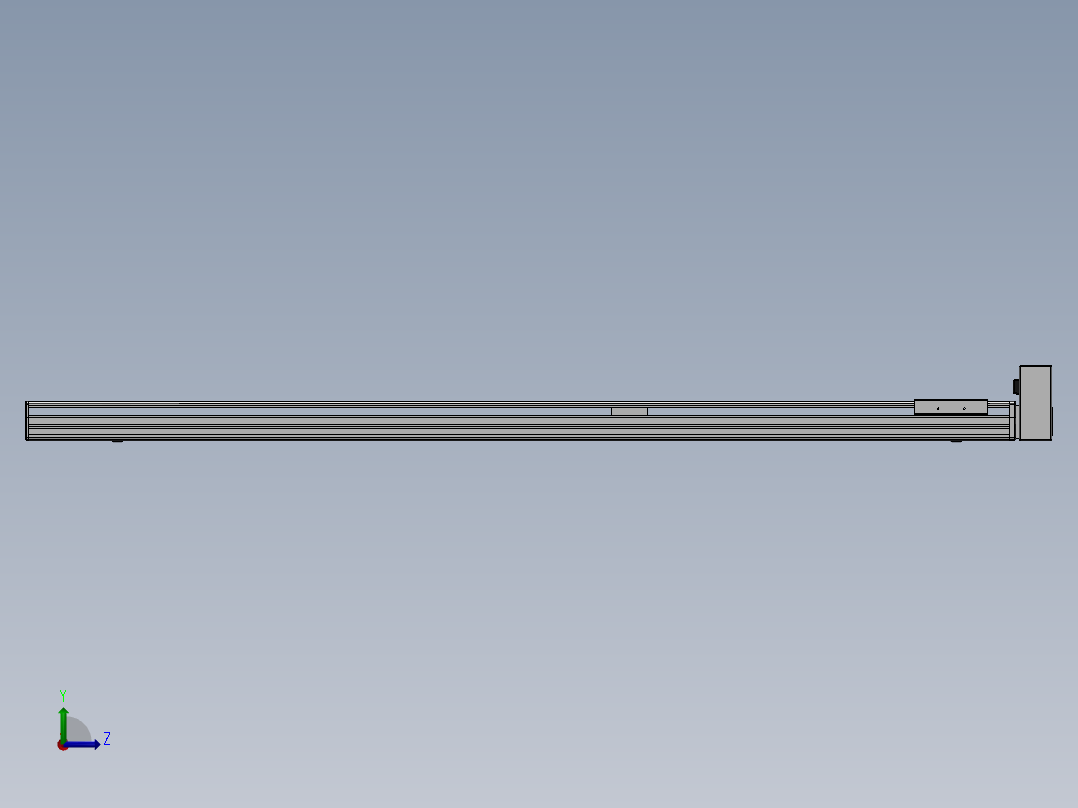 精密模组MT140-L110-1600-LU-M40-C4左视图