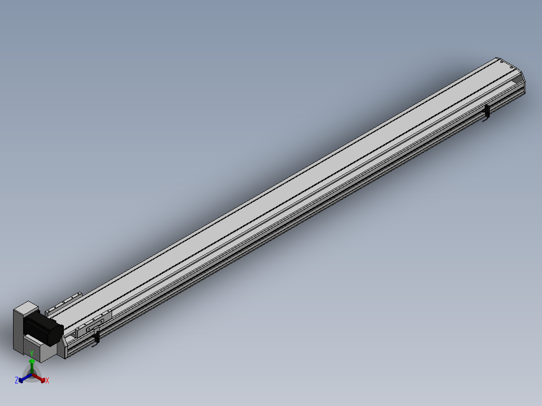 精密模组MT140-L110-1600-LU-M40-C4正等轴测图