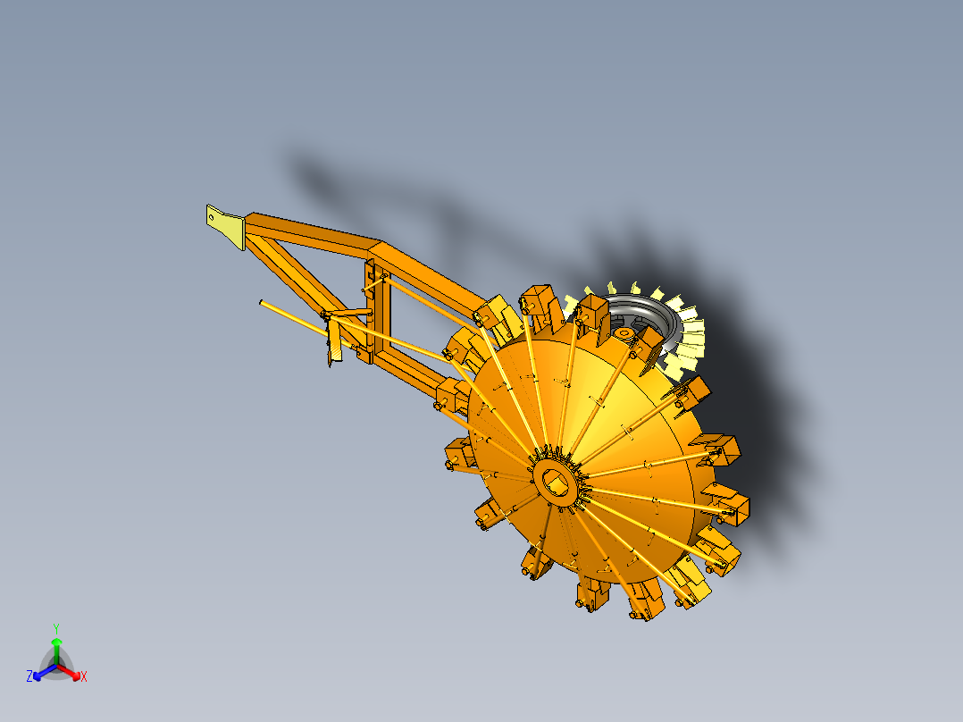 风火轮扫地机模型风