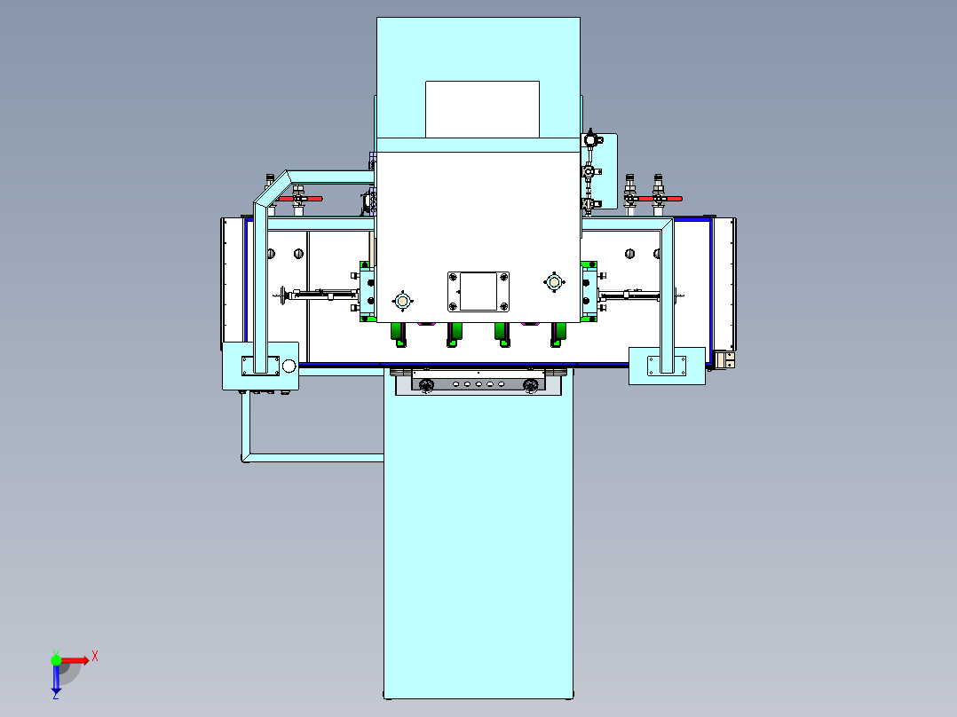 轮辋压力机step俯视图
