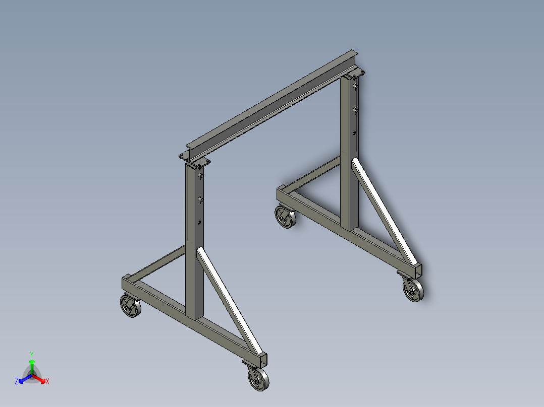 <span style='color: red'>起重机</span><span style='color: red'>龙门</span>架机械模型3D模型