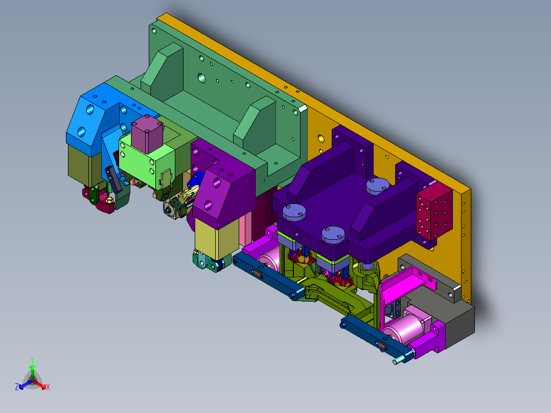 刹车卡钳缸孔加工工装