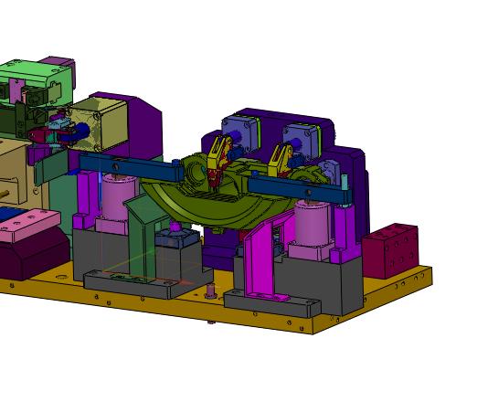 刹车卡钳缸孔加工工装