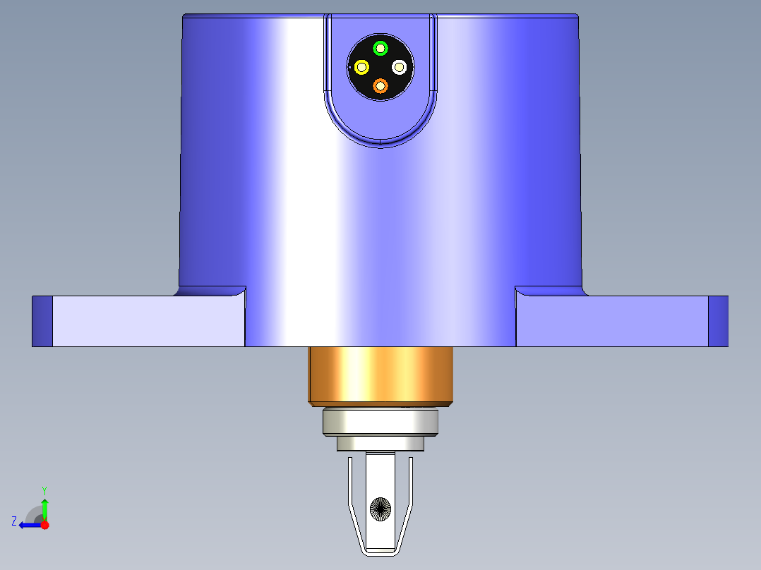 NOVOTECHNIK角度位移传感器RSC-2800 系列右视图