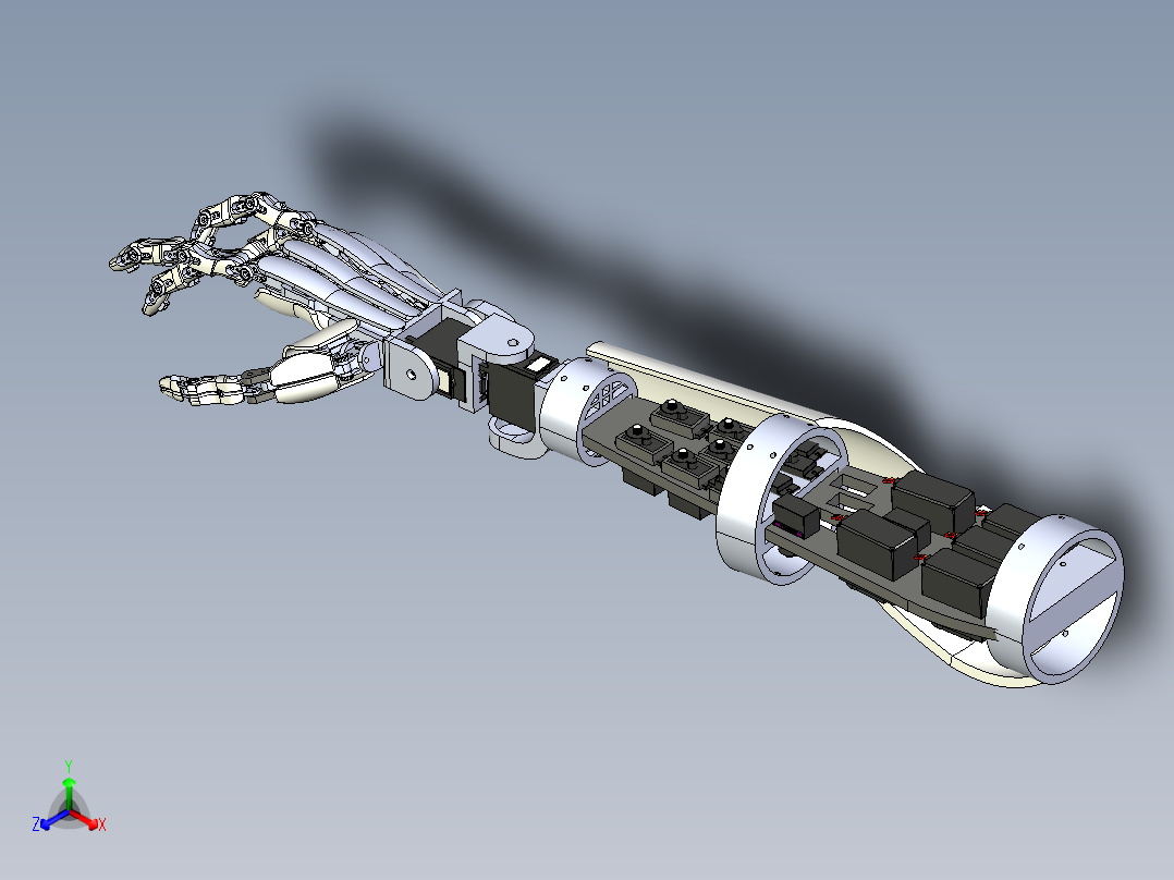 仿生机械手 (22)正等轴测图