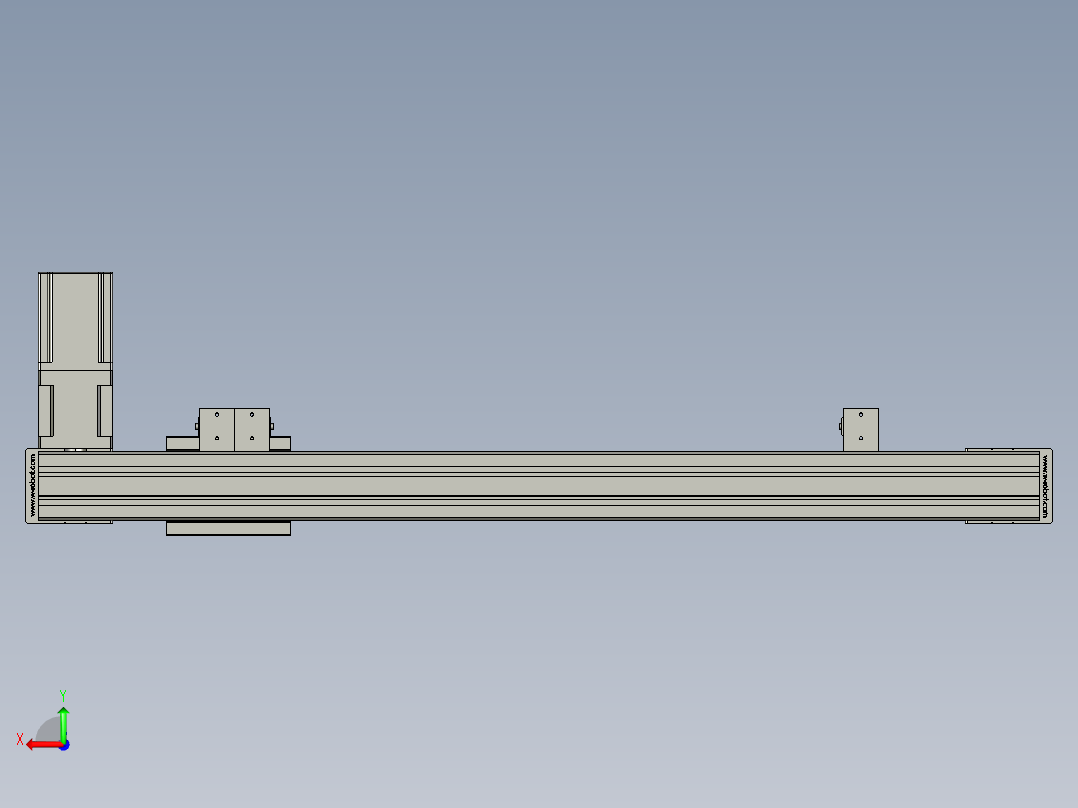威洛博LB.GB同步带传动--欧规系列EBF5-L11-S500-BL-P20-C4后视图