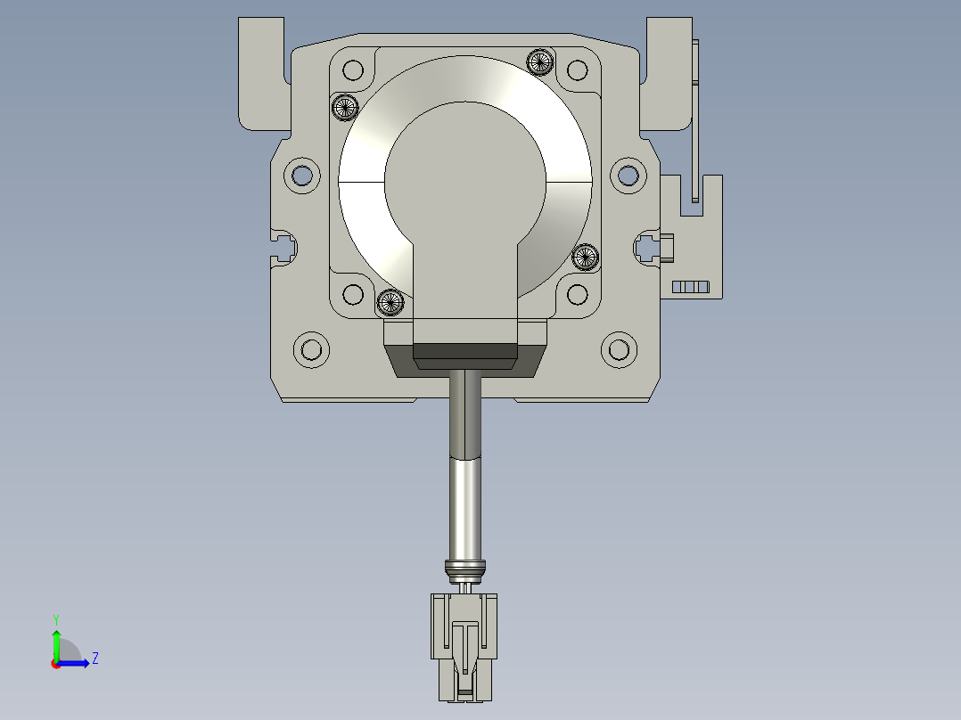 东锦丝杆传动-直线滑台模组DH85-C-L10-S400-BC-P400W-C3左视图