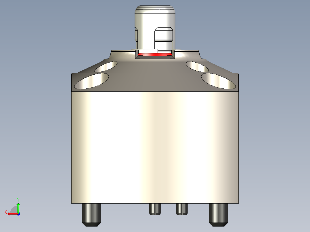 KOSMEKSFA2000-G0A-110多系列多零件图纸模型多系列多零件图纸模型后视图