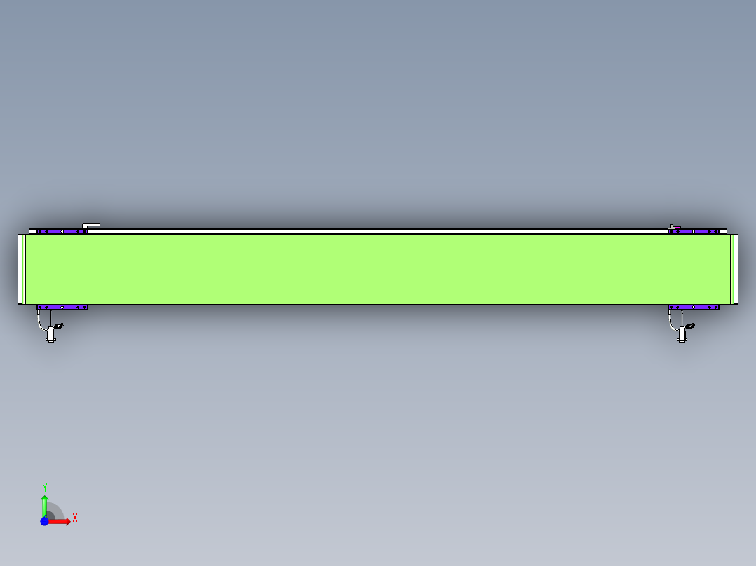 威洛博VL系列直线电机模组-2VL22H2-S1800前视图