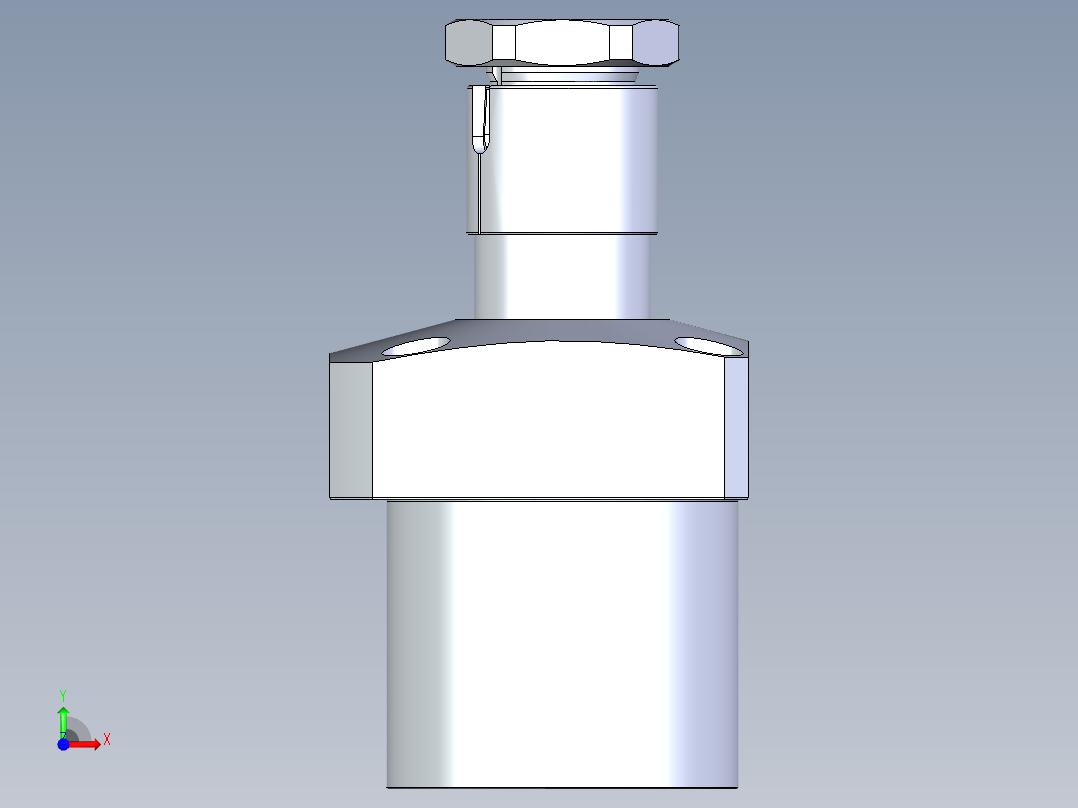KOSMEKLHA0900-SR-Y30多系列多零件图纸模型前视图