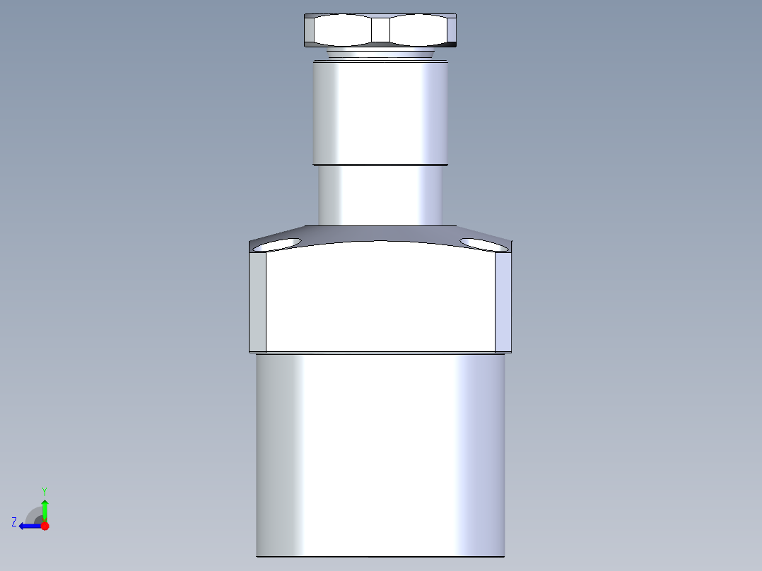 KOSMEKLHA0900-SR-Y30多系列多零件图纸模型右视图