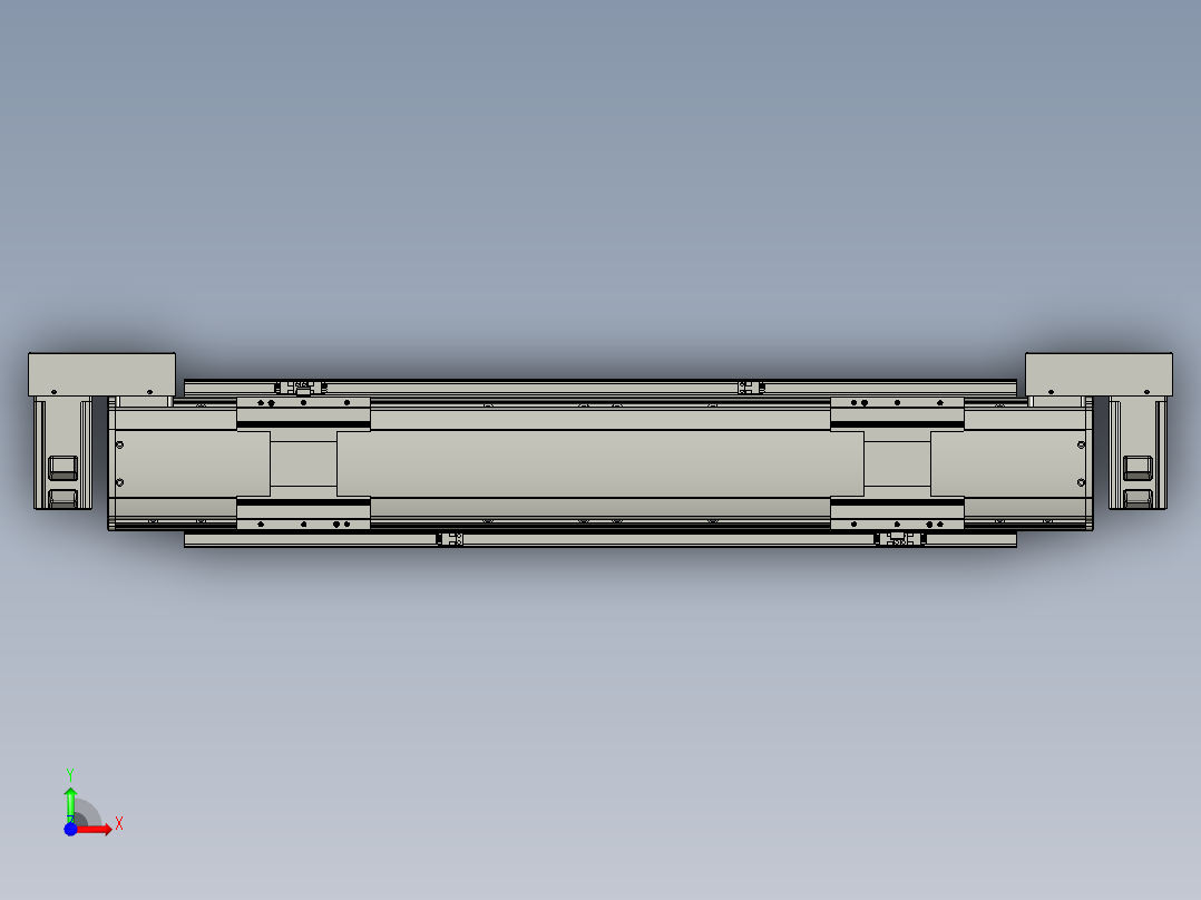 威洛博双电机滑台-VBF14S2-L50-S450-BLR-P40-C6前视图