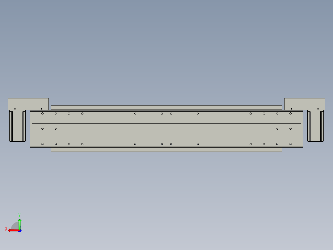 威洛博双电机滑台-VBF14S2-L50-S450-BLR-P40-C6后视图