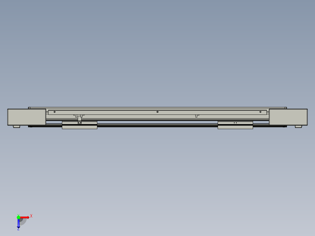 威洛博双电机滑台-VBF14S2-L50-S450-BLR-P40-C6俯视图
