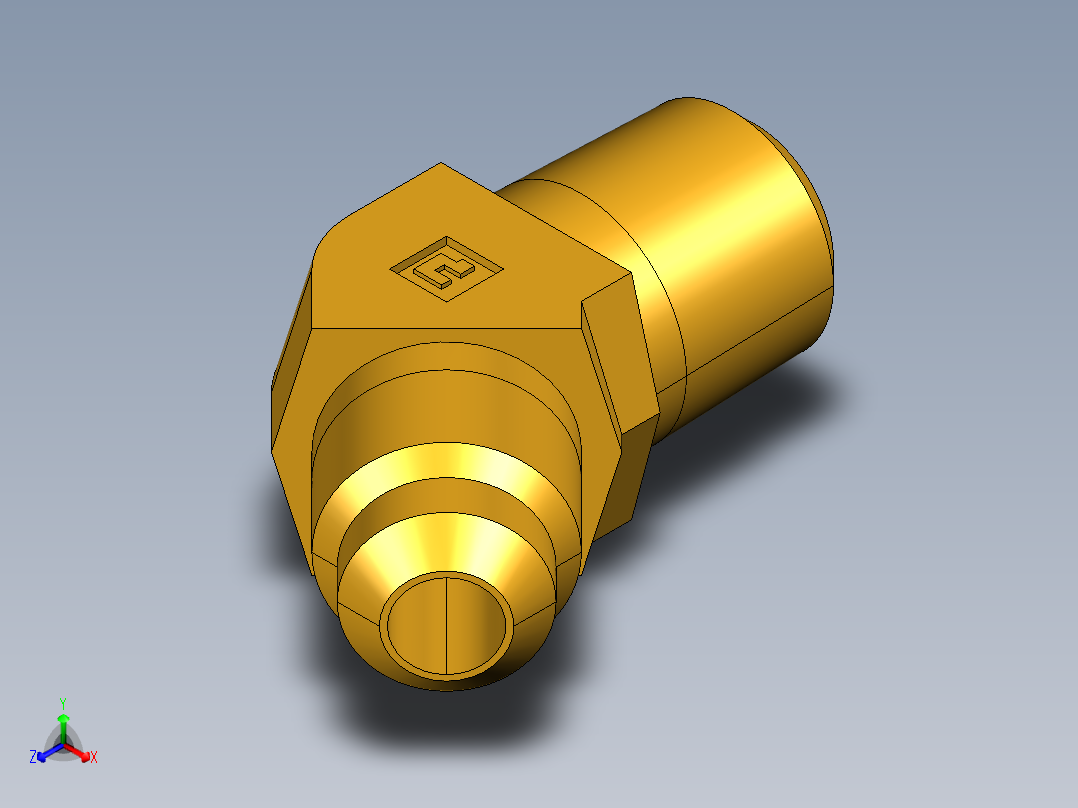 扩口式工业通用硬管接头45Deg Elbow 159F-5-4