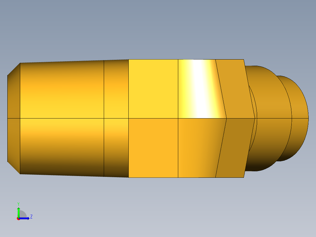 扩口式工业通用硬管接头45Deg Elbow 159F-5-4左视图