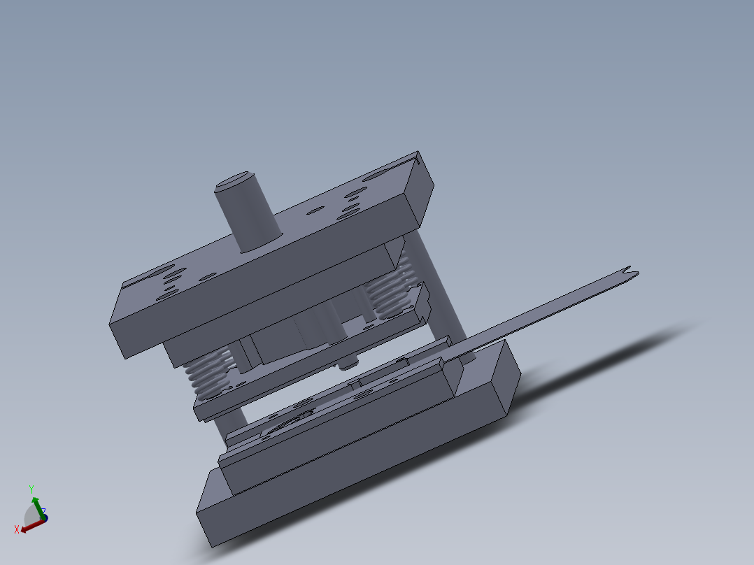 转卡片冲压模具设计【含图和文档】