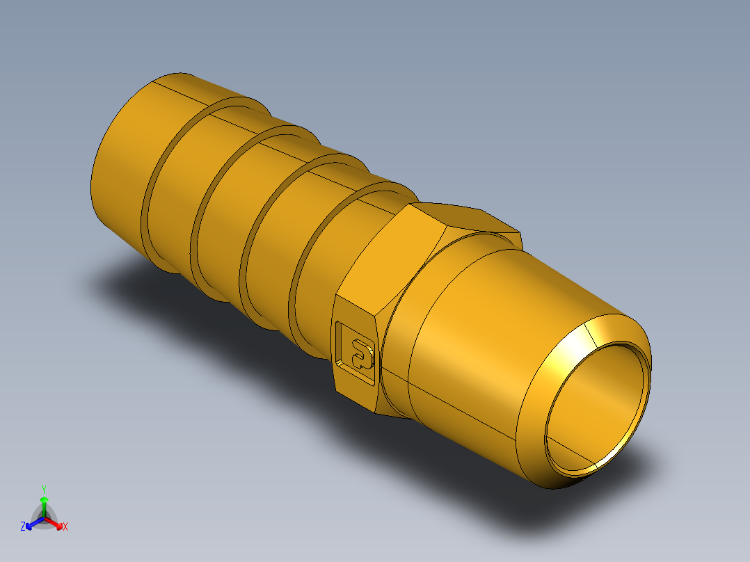 倒齿式工业管接头Hose Barb to Male Pipe 125HBL-8-4
