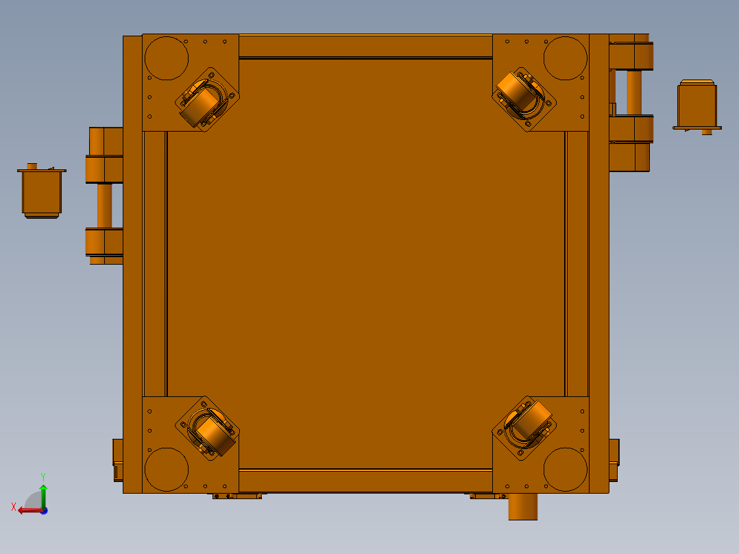 车间车辅 流动板点胶设备后视图