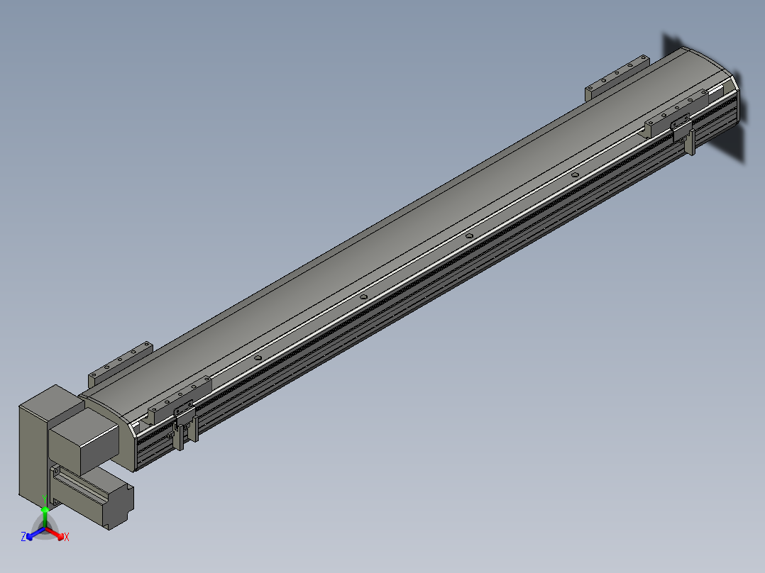 直线模组WG-LHB12-S900-LD设计图纸