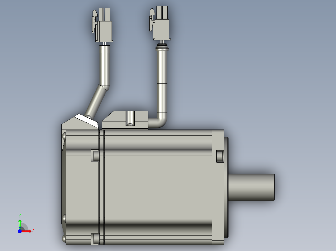 750W MSMJ伺服马达前视图