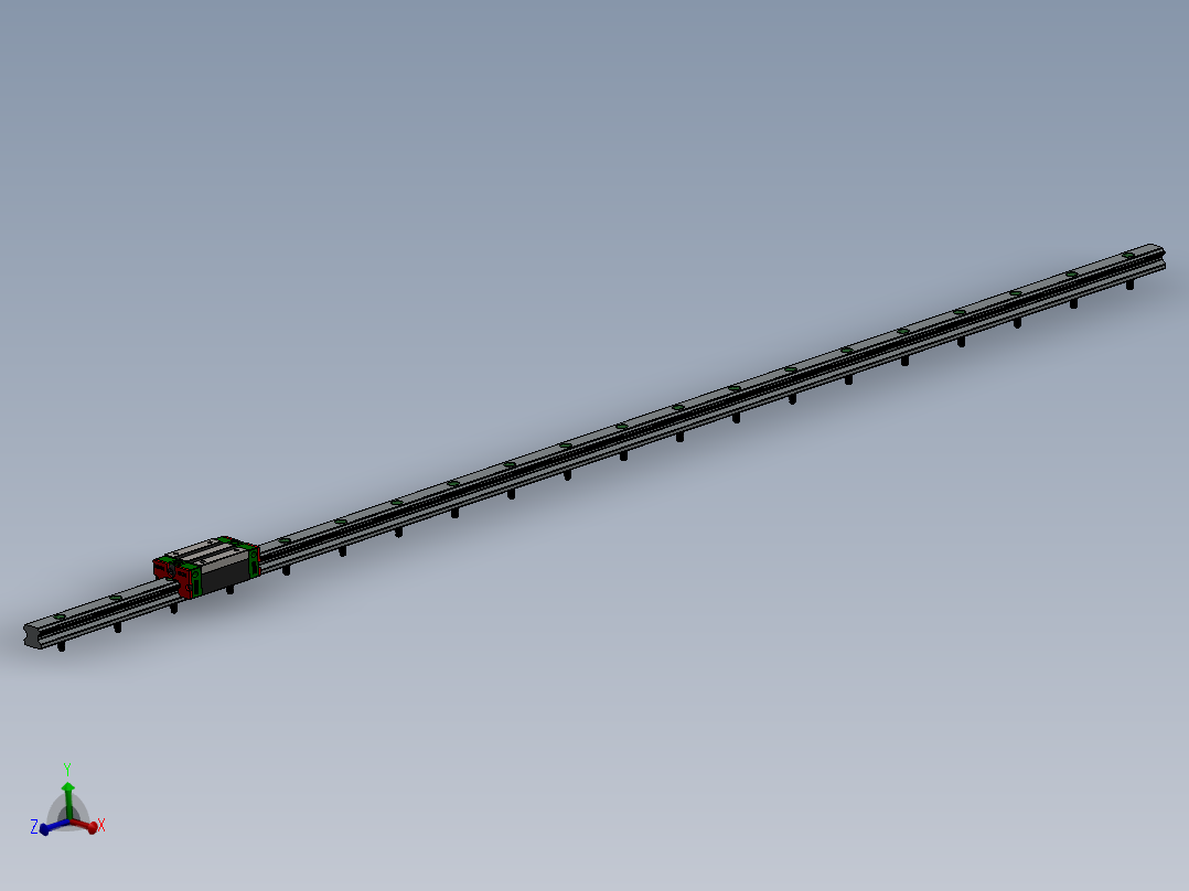 带有Hgr20R的直线导轨