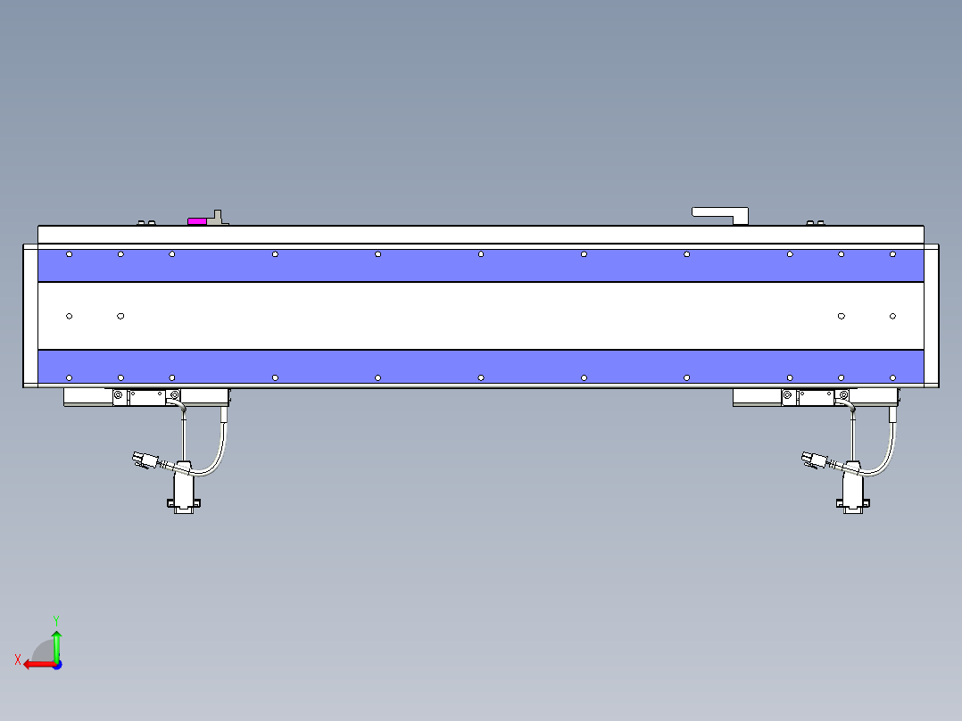 威洛博VL系列直线电机模组-2VL14S2-S450后视图
